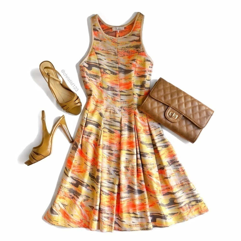 Parker Fit And Flare Rio Dress